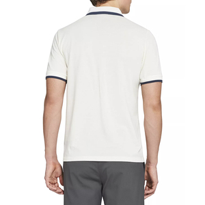 Camiseta Polo de Manga Corta para Hombre con Cuello Henley y Bolsillo en el Pecho, Fabricada con Mezcla de Poliéster y Algodón OEM - Product Image 2
