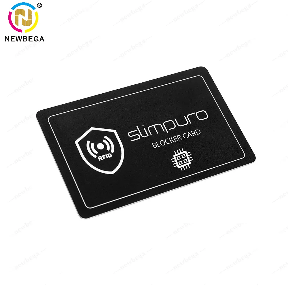 Promotional various durable RFID Blocking Card Protector NFC Blocker Card