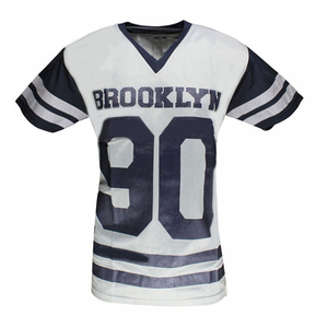 <b>Elite</b> Wildcats American Football Jersey Unisex V-Neck Sublimated Mesh Breathable Short Sleeve Athletic Fit Anti-Bacterial Quick - Product Image 4