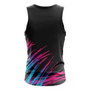 New Arrivals Girls Summer Tank Top Sublimation Touch Football Singlets
