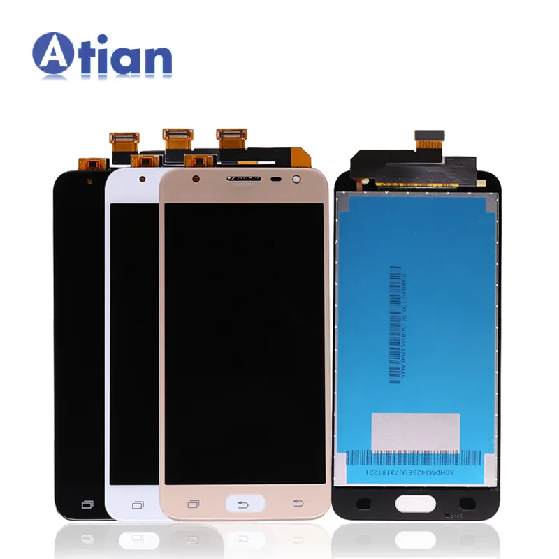 Pantalla táctil LCD para móvil MONTAJE DE digitalizador con doble agujero, para Samsung Galaxy J5 Prime G570 G570F On5 2016 G5700