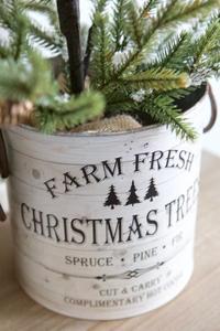 ถังโลหะตกแต่งคริสต์มาสพร้อมลายพิมพ์ เหมาะสำหรับเป็นของขวัญในเทศกาลและตกแต่งบ้าน - Product Image 6