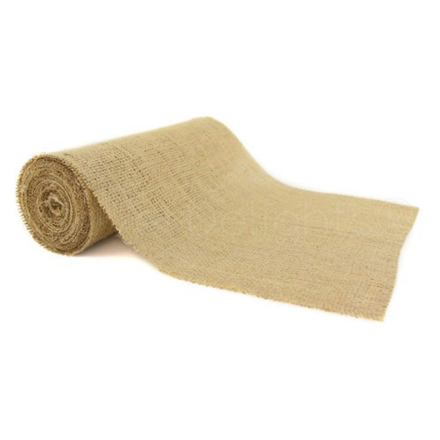jute fabric blanket roll