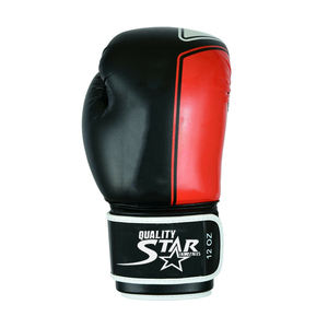 นวมมืออาชีพสองสีสำหรับผู้ใหญ่,ถุงมือมวยสีดำทำจากหนังดีไซน์ตามสั่ง - Product Image 3