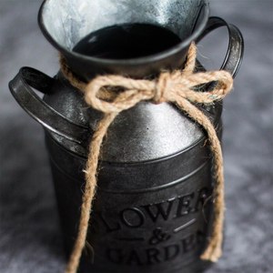 Pot de fleur galvanisé de qualité supérieure avec le meilleur design parfait pour les supports de plantes d'intérieur et d'extérieur et la décoration de la ferme - Product Image 4