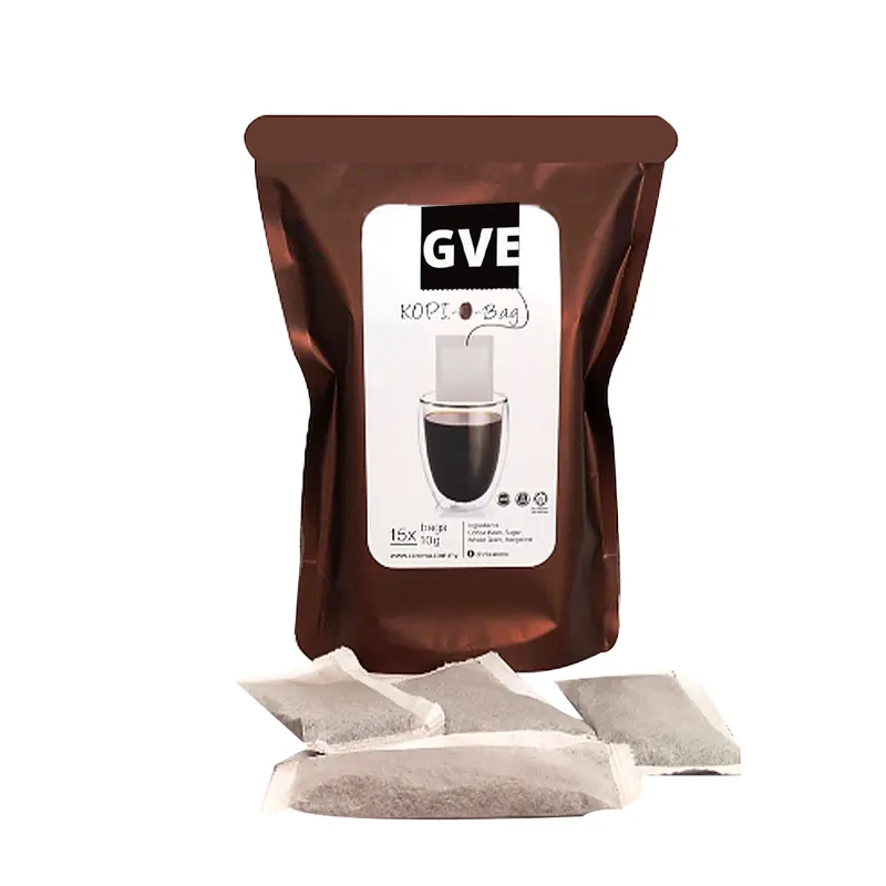 प्रीमियम ग्रेड थोक मूल्य भुना हुआ कॉफी मिश्रण पाउडर Kopi हे बैग Comforting सुगंध और पूर्ण स्वाद स्वाद