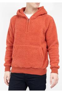 Sudaderas con capucha Lisa para hombre, sudaderas con capucha de forro polar negro con bolsillos, sudaderas personalizadas al por mayor, proveedor de China - Product Image 6