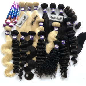 10A Cuticola Align Fornitori Capelli Commercio All'ingrosso 12A Grezzo Dei Capelli Umani Fornitore Campione Libero Naturale Pacchi Dei Capelli Vergini Umani Brasiliani - Product Image 1