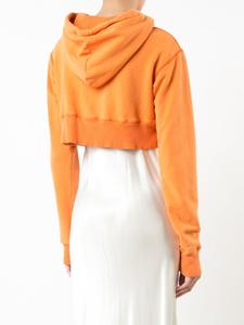 Pull à capuche 100% coton pour femmes haut court à manches longues avec coupe confortable couleur personnalisée nouveau Style Streetwear pour l'hiver - Product Image 4