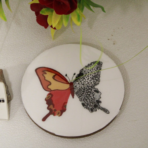 Sous-verres en MDF imprimés traditionnels pour table et tasse à thé pour protéger la surface de la table et des tapis à la maison Fabricant de bars et de restaurants d'hôtel - Product Image 2