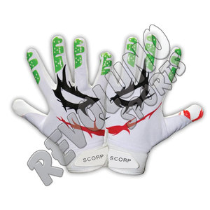 Récepteur Gants de football américain Sticky Custom Palm Design Sublimation Printing Back Hand Gants américains en gros - Product Image 4
