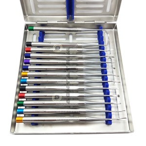 Elevadores de raíces dentales con logotipo personalizado, instrumento Dental de acero inoxidable CE, PDL, implante de luxación, herramienta de puntas precisos quirúrgicas, 13 Uds. - Product Image 4