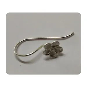 French Earring Hooks Earwires 925 Sterling Silver Earwire Earring Hooks Manufacture from India