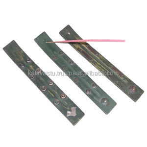 New Style of Wooden Colored Iron Mounted <b>Incense</b> <b>Stick</b> <b>Holder</b> & Ash Catcher - Product Image 1