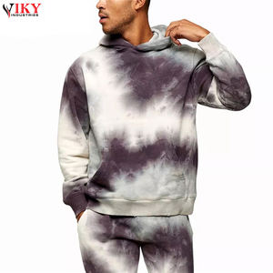 <b>Men</b> Autumn Winter Fleece Thicken <b>Tie</b> Dye Tracksuits in Best Price <b>Men</b> Wear <b>Tie</b> Die Tracksuits Set - Product Image 3
