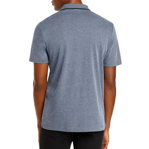 Polo personnalisé OEM bleu clair pour hommes/garçons, 100% coton piqué, tissu de haute qualité selon les exigences du client - Product Image 3