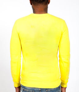 Venta al por mayor de sudadera blanca básica para hombre, nuevo diseño, ropa de calle, personalizado, estampado en relieve de dos colores, invierno, talla XS, tela de talla grande - Product Image 5