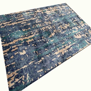 Design géométrique direct de l'usine pour la maison Hôtel Villas Mansion Tapis décoratif pour la maison de créateur imprimé à la main personnalisé - Product Image 3