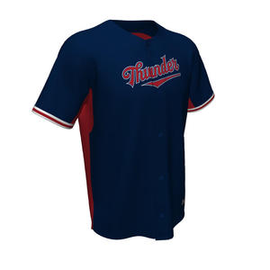 Chaqueta deportiva para hombre con estampado por sublimación completo OEM, chaqueta de béisbol barata, jersey de béisbol sublimado, venta al por mayor de camisetas de béisbol - Product Image 4