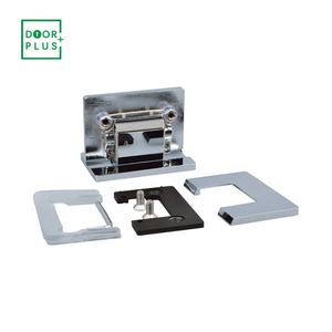 Doorplus American CR <span class=keywords><strong>L</strong></span> Скрытый Винт с регулируемым углом, Безрамное настенное крепление, поворотные дверные петли, латунный дверной шарнир для душа и стекла - Product Image 4