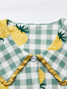 Pyjama en soie et coton pour femmes, vêtements de nuit imprimés, manches longues + pantalon Long, 2 pièces, vêtements de nuit d'été, vente en gros - Product Image 3