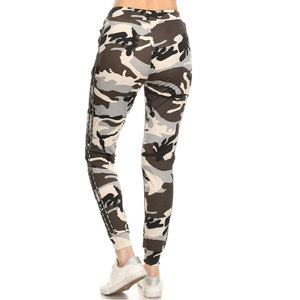 Leggings de sport sur mesure 2022 pour femmes, leggings de yoga, pantalons de fitness, leggings de gym unis à taille haute et élastiques pour femmes - Product Image 4