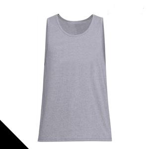 เสื้อกล้ามออกกำลังกายผู้ชายไซส์ใหญ่ คุณภาพสูง ระบายอากาศได้ดี แห้งเร็ว ผลิตจากผ้าฝ้าย/โพลีเอสเตอร์ รับสกรีนโลโก้ - Product Image 2