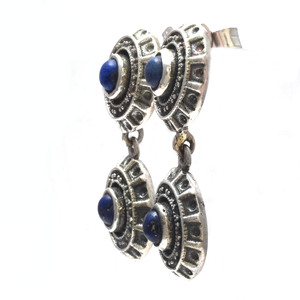 Magnifique lunette en argent sterling 925 à la mode en Lapis-Lazuli naturel fabriqué à la main pour les anniversaires de mariage - Product Image 3