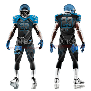 Vente en gros 2024 personnalisé prix usine haute qualité respirant 100% polyester maillot de football américain personnalisé Sublimation hommes - Product Image 2