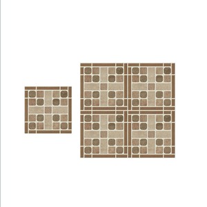 Céramique marron foncé texture bois antidérapant carrelage de parking 400x400mm - Product Image 5