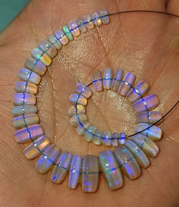 โอปอลออสเตรเลียธรรมชาติลูกปัดเรียบใสหินทรงกลม - Product Image 3