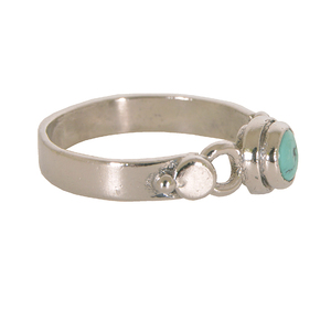 Anillo de eternidad de plata 925 clásico más vendido, joyería fina, incrustaciones de diamantes de piedras preciosas turquesas para bodas, compromisos, fiestas - Product Image 2