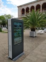 Pour Marvel 55 pouces écran publicitaire LCD extérieur résolution IP65 4K affichage numérique au sol affiche la fonction d'animation