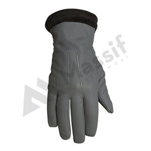 Gants habillés en cuir de daim sur mesure, style uni, pour une utilisation décontractée en hiver - Product Image 4
