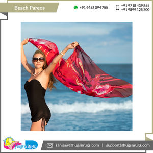 Top Quality Beach Product 100% OEM Customized Latest Collection Arrival Best Design Beachwear 100% Cotton Beach Pareos <b>Sarongs</b>. - Product Image 6