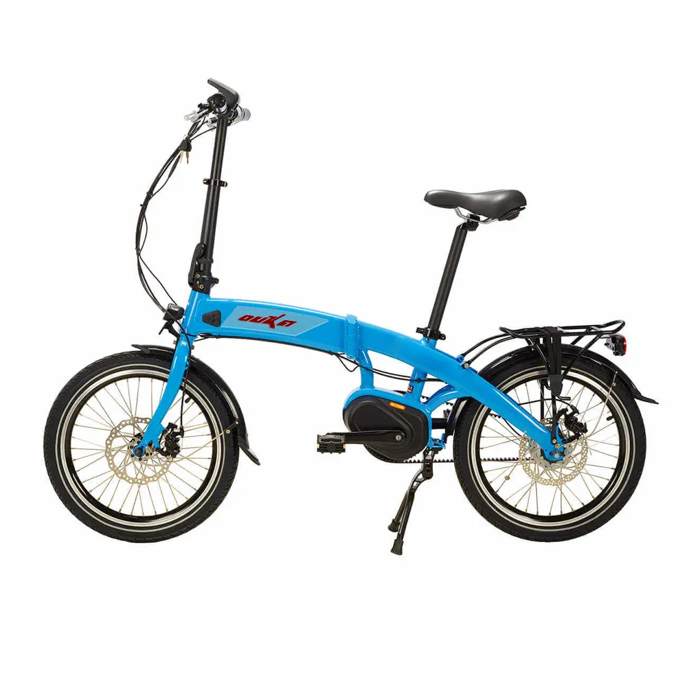 2019 frame hidden battery lightweight center crank mid middle motor belt drive portable electric bike / electric bicycle