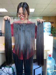 Cabello humano liso de hueso vietnamita, superdoble estiramiento, vendedor de cabello virgen Alineación de cutícula, mechones de cabello vietnamita sin procesar - Product Image 6