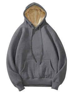 OMG เสื้อฮู้ดขนาดใหญ่พิเศษสำหรับผู้ชาย,เสื้อฮู้ดซักได้กำหนดโลโก้ทอได้เองสำหรับฤดูหนาว - Product Image 5