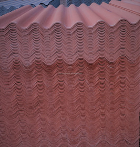 Lámina para Techo DURA GREEN de Bajo Precio, Modelo Ondulado Grande 177/51, Color Rojo, Ecológica y Duradera, Modelo 02 para Apartamento - Product Image 1