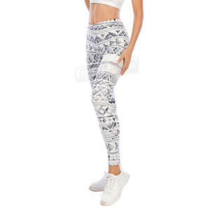 Customized Logo & Design Sublimation Print Women Yoga Legging - Product Image 2