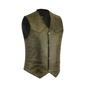 Chaleco de cuero de invierno informal con estilo para hombre, de alta calidad, cómodo, transpirable, de lona, diseño clásico, último modelo para ropa exterior - Product Image 5