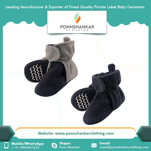 Baby Winter Boots 100% Organic Cotton Adjustable Infant Custom Design Baby <b>Booties</b> - Product Image 6