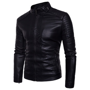 Chaqueta de Cuero para Hombre, Estilo Urbano, Corte Ajustado, Piel de Vaca, Gran Venta 2026 - Product Image 1