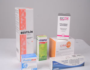 Offset Printed Recyclable Pharmaceutical Paper Boxes with Glossy/Matt Lamination & Embossing Customized Design and Packaging - Product Image 1