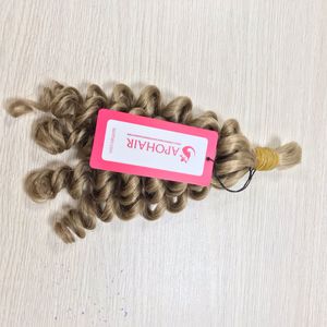 100% cheveux humains Remy vierge brésilienne pointe serrée queue de cheval Extensions en vrac de cheveux 6 ''à 30'' Yaki cheveux tissage Machine Double trame - Product Image 6