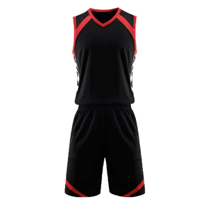 Maillot de basket-ball personnalisé pour hommes, uniforme en polyester respirant avec logo - Product Image 1