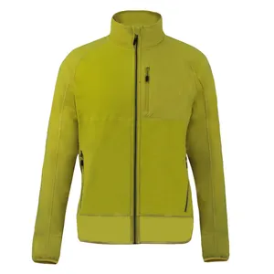 Unisex high quality OEM ODM outdoor zip pullovers men wear POLARTEC fleece jacket warm hot selling