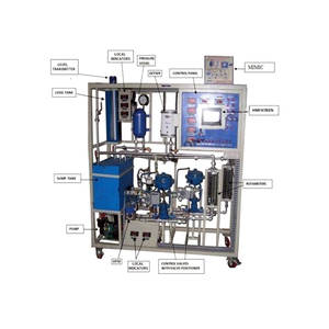 Leak Proof Safety <b>Measures</b> Sturdy Piping PC-PLC HMI Based Multi Process Control System Trainer Educational Equipment - Product Image 1