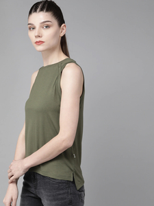 Camiseta Deportiva sin Mangas para Mujer, de Secado Rápido, Transpirable, Estilo Racerback, para Yoga y Ejercicio, Personalizable (OEM) - Product Image 3