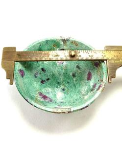 Material de piedras preciosas de alta calidad, cuenco de rubí y fucsita, producto de cuenco de piedra Natural, cuenco de cristal curativo de piedras preciosas para Decoración - Product Image 4